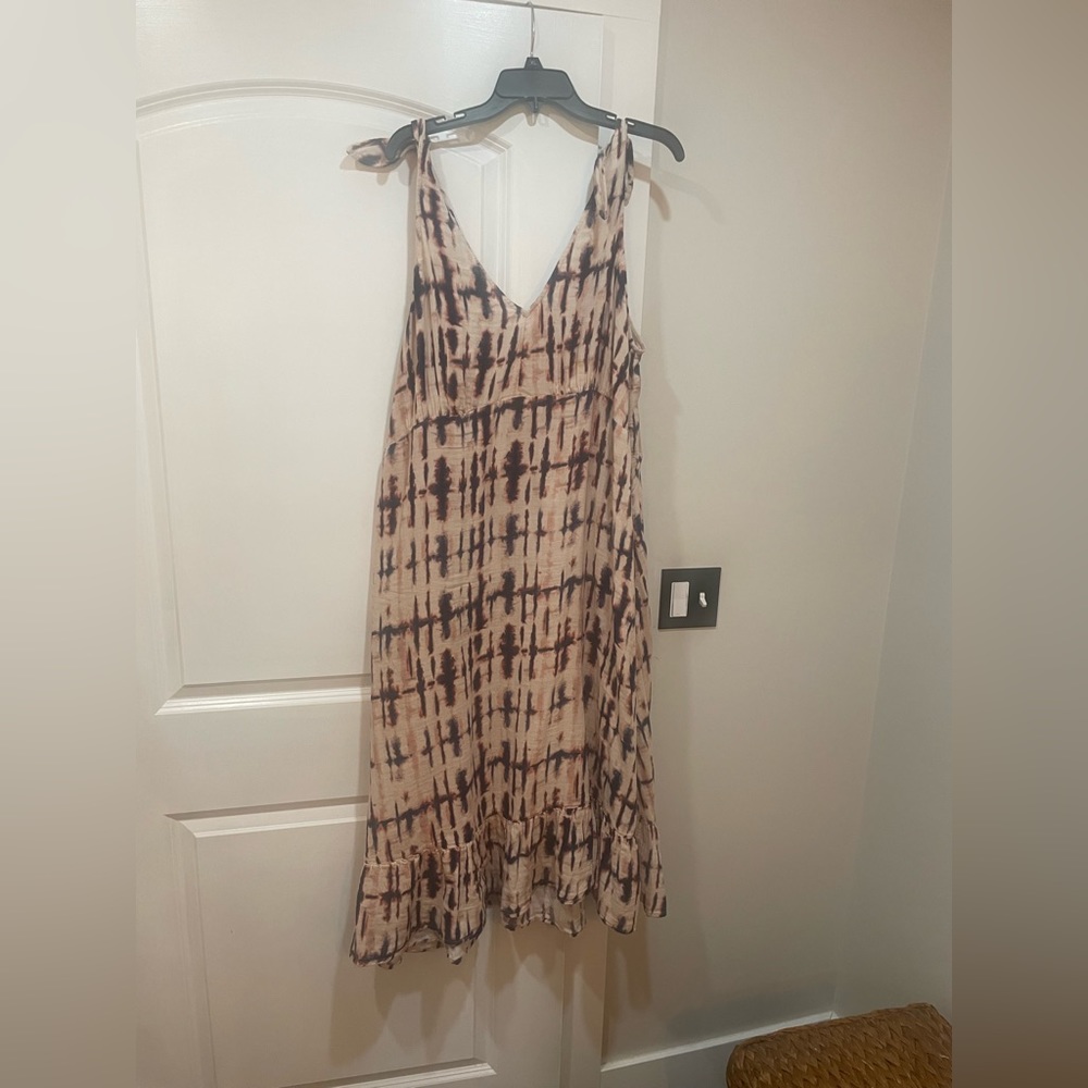 Tie-dye long dress